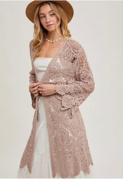 Crochet Bell Sleeve Cardigan