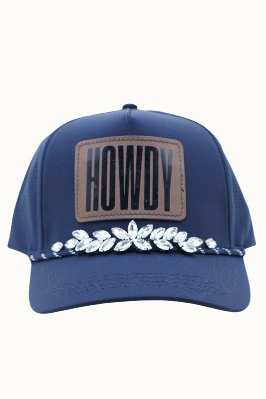 Howdy Bejeweled Trucker Hat