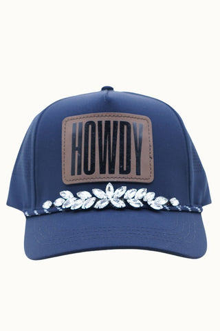 Howdy Bejeweled Trucker Hat