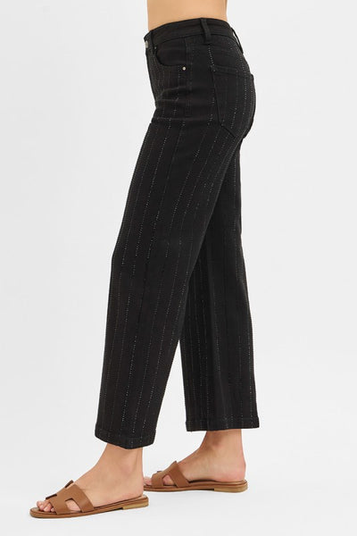 Risen Rhinestone Crop Pants