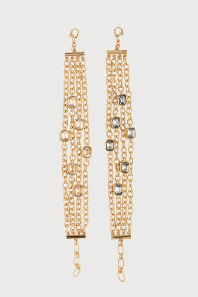 Crystal Cascade Chain Bracelet