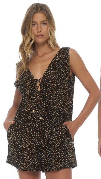 Khush Sardegna Granelli Black Romper