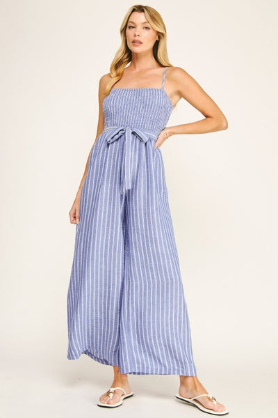 Coastal Stripe Jumpsuit