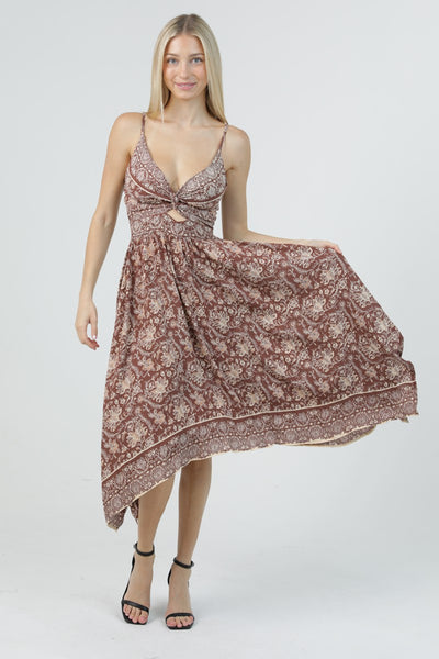 Paige Hanky Hem Maxi Dress
