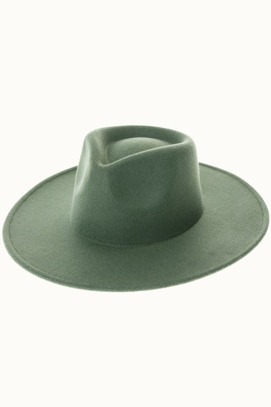 Wide Brim Vegan Felt Hat
