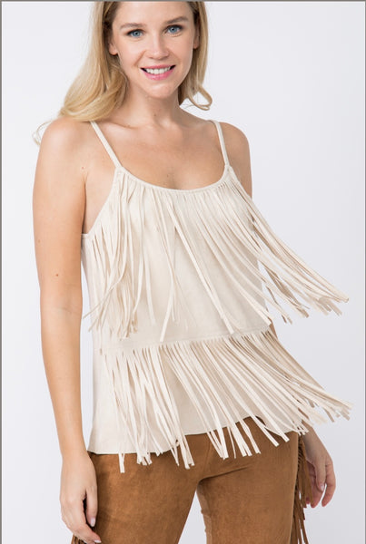 Western Fringe Tank Top