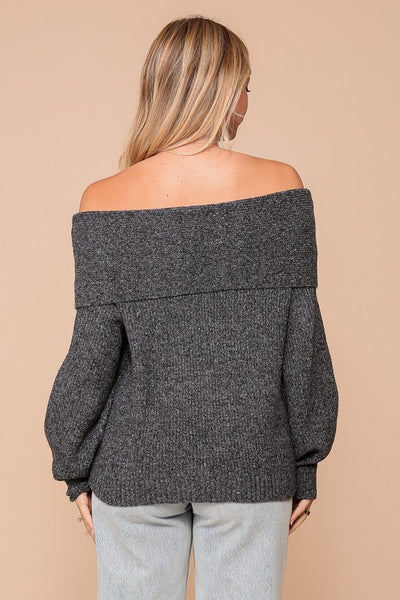 Cozy Off The Shoulder Sweater