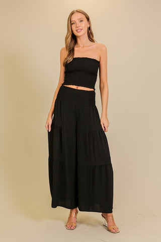 Boho Airflow Pant & Bandeau Top Set-Large