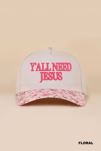 “Y’ALL Need Jesus”  Trucker Hat