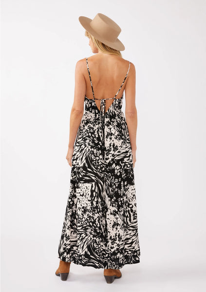 Riley Tie Back Maxi Dress