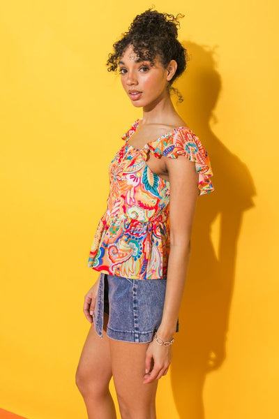 Summer Floral Top