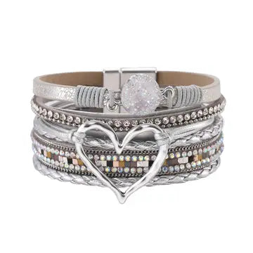 Magnetic Heart Bracelets