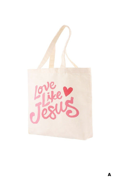 “Love Like Jesus” Canvas Bag
