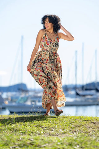 Preorder Lowanna Cotton V Dress