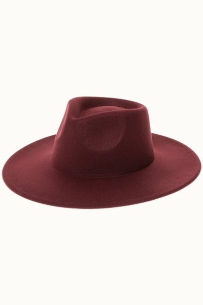 Wide Brim Vegan Felt Hat