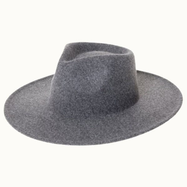 Wide Brim Vegan Felt Hat