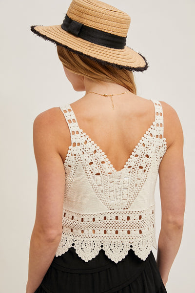 Preorder Crochet Lace Tank Top