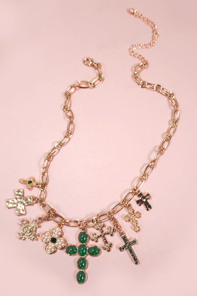 Cross Charm Necklace