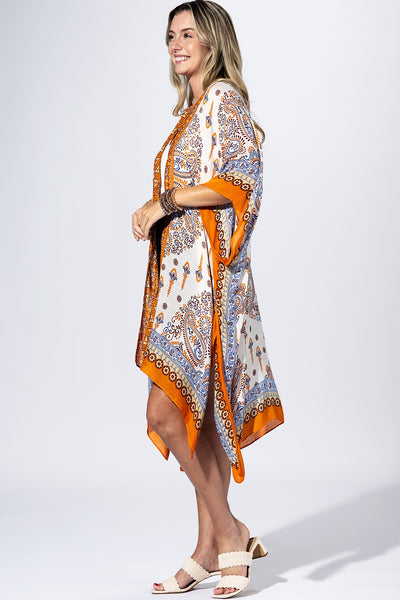 Paisley Print Kimono Cardigans