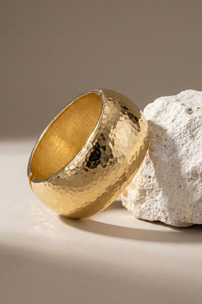 Hammered Bangle Bracelet