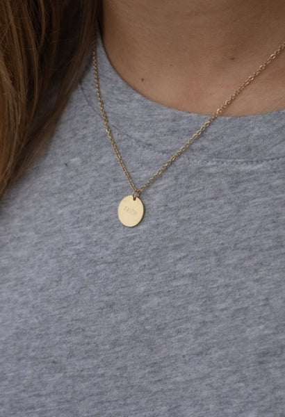 Faith & Pray Pendant Necklaces