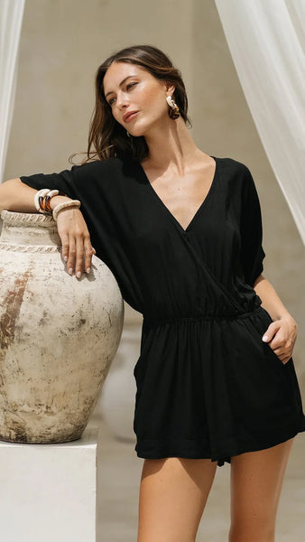 Khush Wailea Canopy Brown Romper