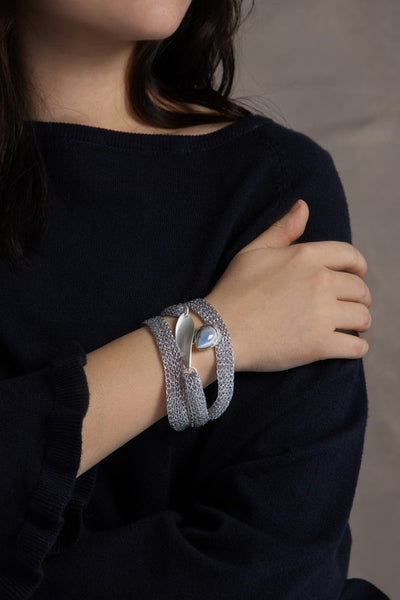 Mesh Twisted Orb Bracelet