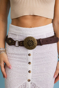 Concho Medallion Belt