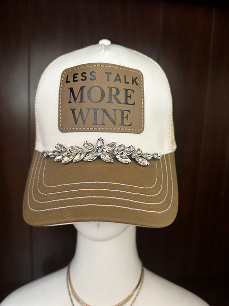 Less Talk More Wine Hat