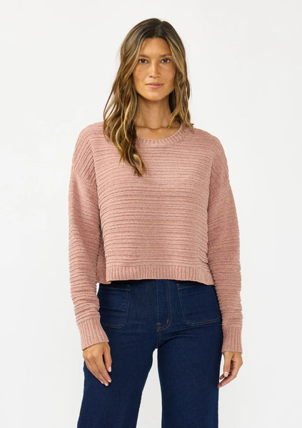 Lovestitch Chenille Rose Sweater