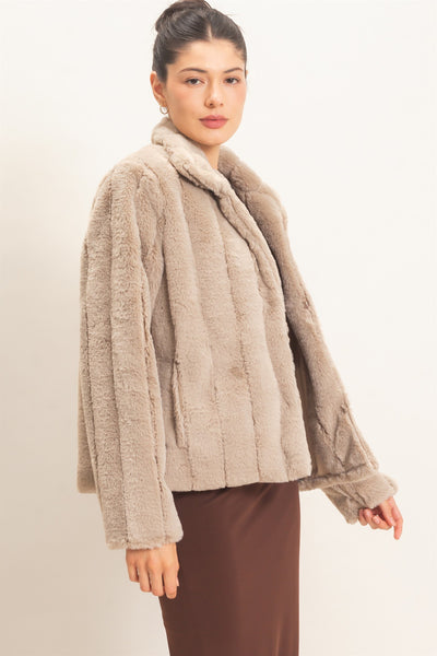 Luxury Faux Fur Jacket