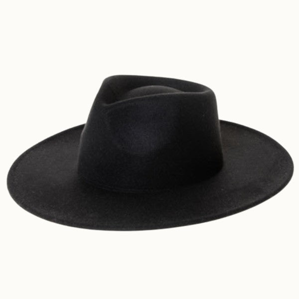 Wide Brim Vegan Felt Hat