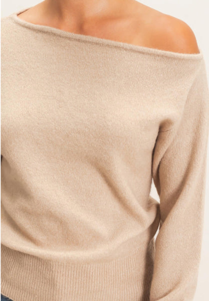 Janis Off The Shoulder Sweater Top
