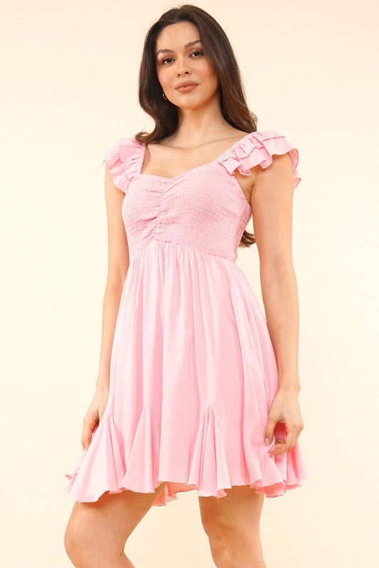 Pretty In Pink Mini Dress