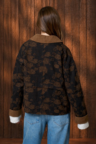 Preorder Floral Denim Jacket