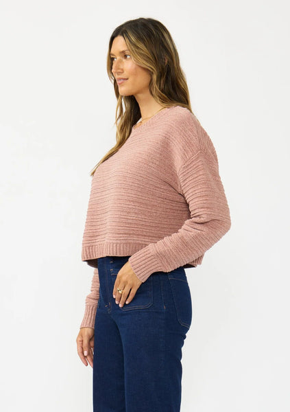 Lovestitch Chenille Rose Sweater
