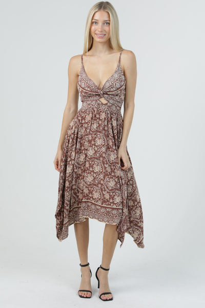 Paige Hanky Hem Maxi Dress