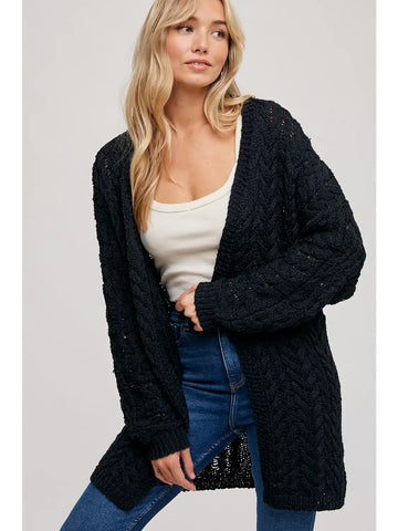 Sura Cable Knit Cardigan