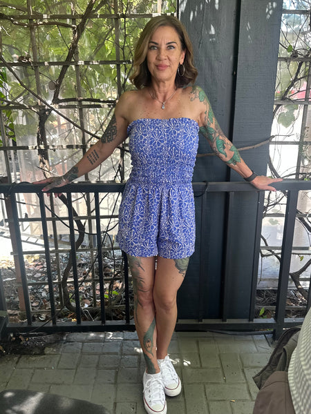 Khush Kamea Strapless Romper