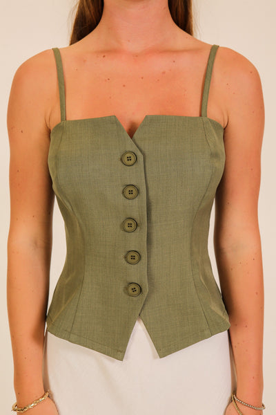 Tailored Vest Top