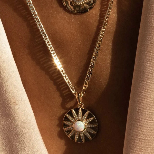 Opal Stargazer Necklace