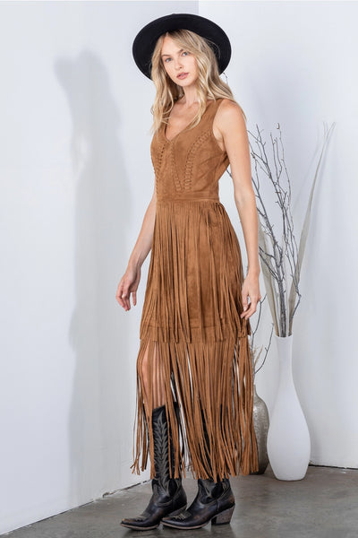 Preorder Western Long Fringe Dress