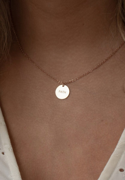 Faith & Pray Pendant Necklaces