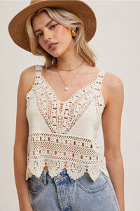 Crochet Lace Tank Top