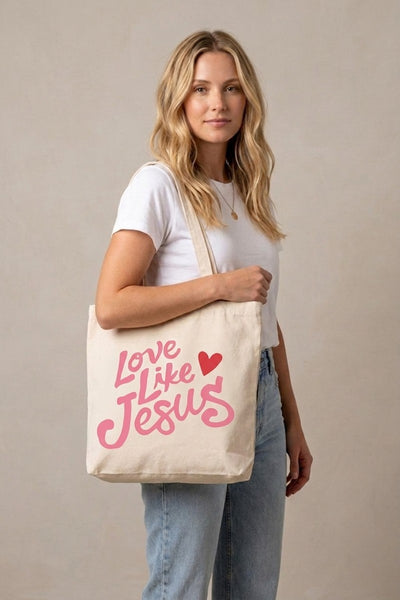 “Love Like Jesus” Canvas Bag