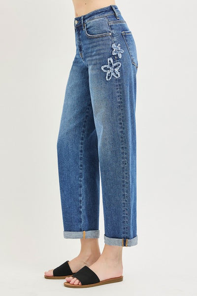 Preorder Risen Cropped Barrel Jeans