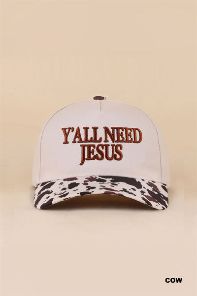 “Y’ALL Need Jesus”  Trucker Hat