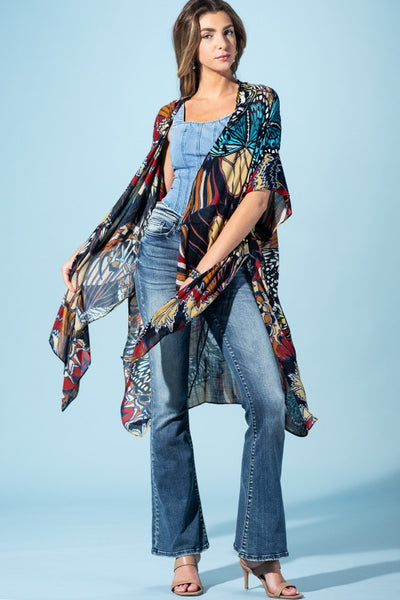 Viscose Kimono Cardigan