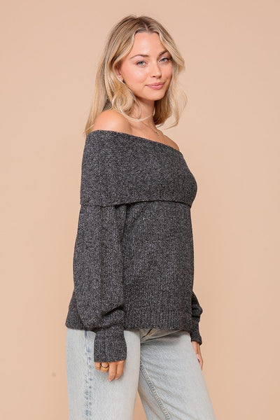 Cozy Off The Shoulder Sweater