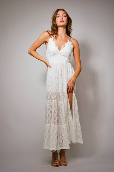 Preorder Lace Bralette Maxi Dress